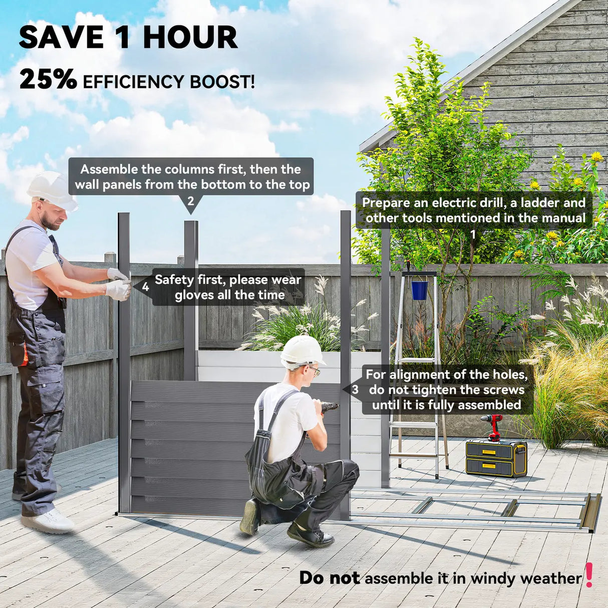 Outsunny 5 x 9ft Galvanised Metal Garden Shed with Foundation Kit, Outdoor Lean-to Shed, Tool Storage House with Lockable Doors, Gloves and 2 Air Vents for Patio, Garden, Grey