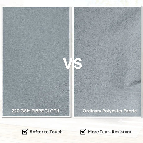 Outsunny Rattan Garden Chairs Set of 2, Outdoor Rattan Chairs with Cushions, Armrests and High Back, PE Wicker Garden Armchair with Steel Frame for Balcony, Porch, Light Grey