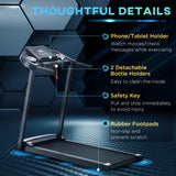HOMCOM Treadmill Electric Motorised Running Machine w/ LED Display