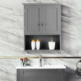 Multi-Purpose Wall Cabinet Storage with 2-Door for Bathroom