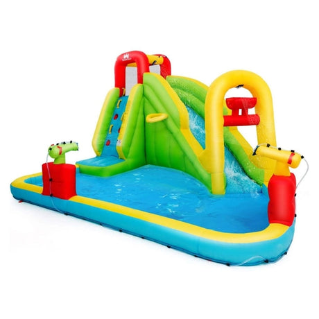 Inflatable Water Slide with Climbing Wall & Pool & Water Gun (without Blower)