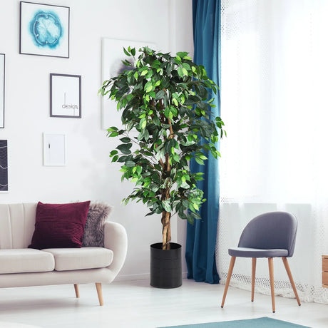 6 Feet Artificial Ficus Silk Tree