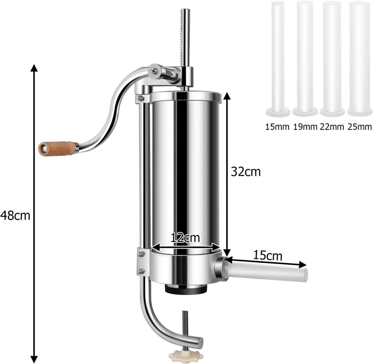 3L Meat Maker Filler Commercial Vertical Sausage Stuffer