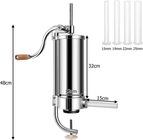3L Meat Maker Filler Commercial Vertical Sausage Stuffer