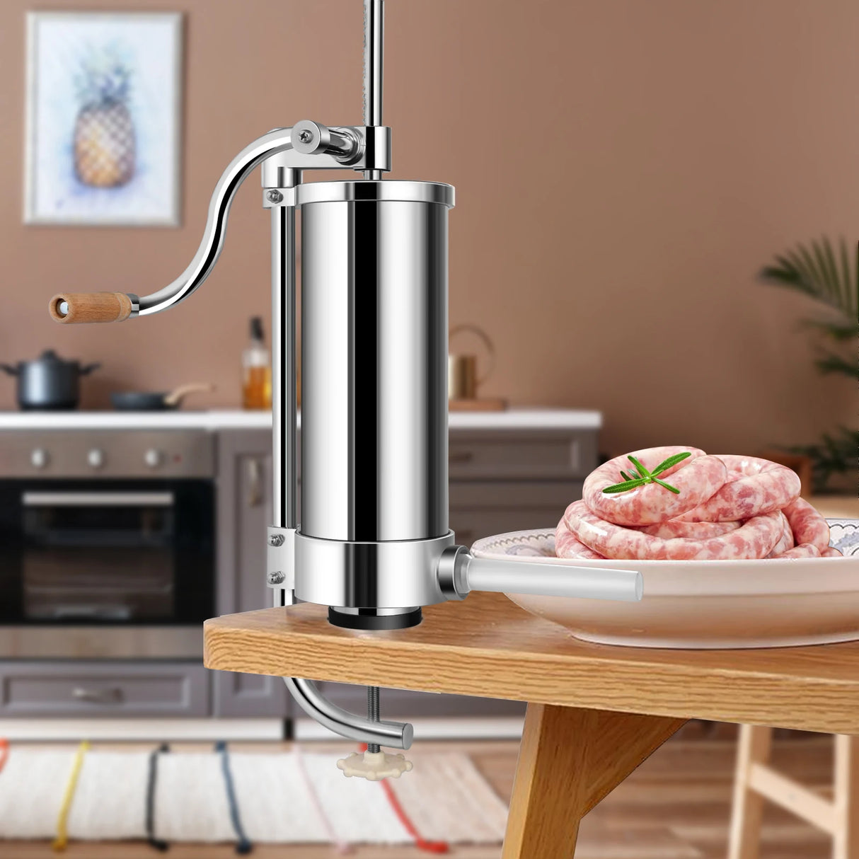 3L Meat Maker Filler Commercial Vertical Sausage Stuffer