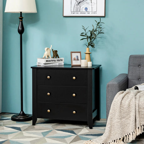 3 Chest of Drawers Nightstand for Bedroom