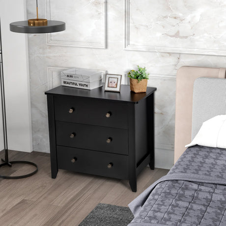 3 Chest of Drawers Nightstand for Bedroom