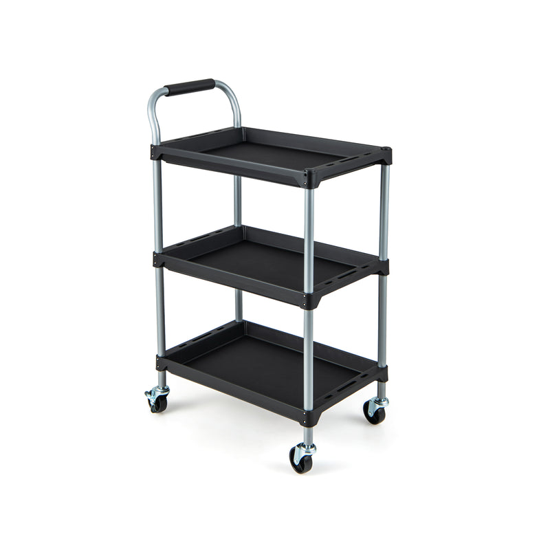 3 Layer Large Capacity Tool Cart Tool Organizer with PP Shelves