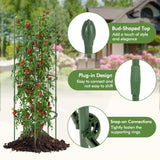 3-Pack Garden Trellis 40"/60" Tall Plant Support Stands with Clips and Ties-M