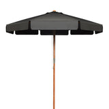 300 CM Patio Market Table Umbrella with Adjustable Height and Angle-Black
