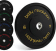 Body Revolution Olympic Bumper Plates Black 15 kg Pair