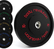 Body Revolution Olympic Bumper Plates Black 25 kg Pair