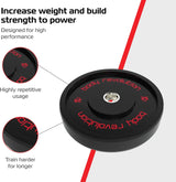 Body Revolution Olympic Bumper Plates Black 25 kg Pair