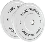 Body Revolution Olympic Bumper Plates Colour 5kg pair