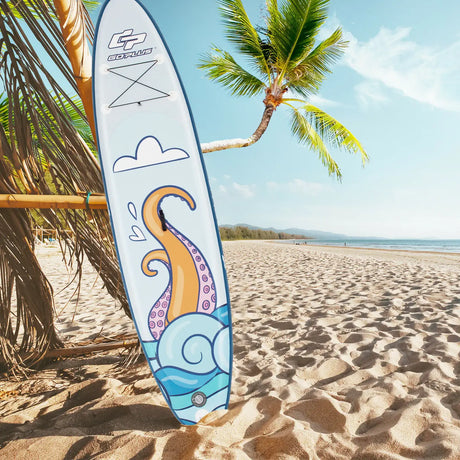 11 ft Inflatable Stand Up Paddle Board Surfboard with Aluminum Paddle Pump-11 ft