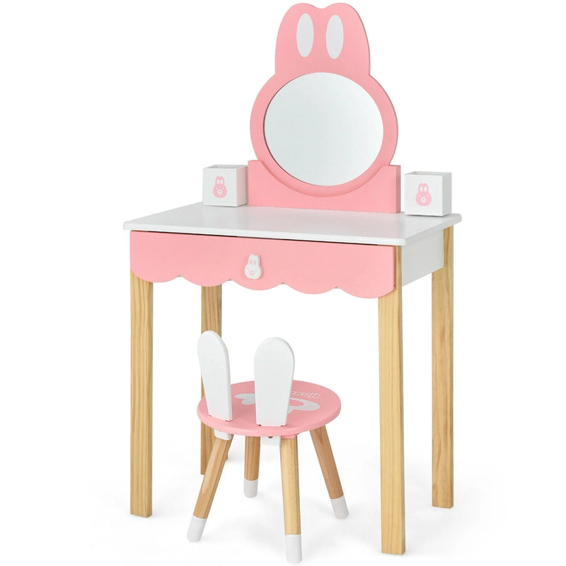 Makeup Vanity Dressing Table Set for Children