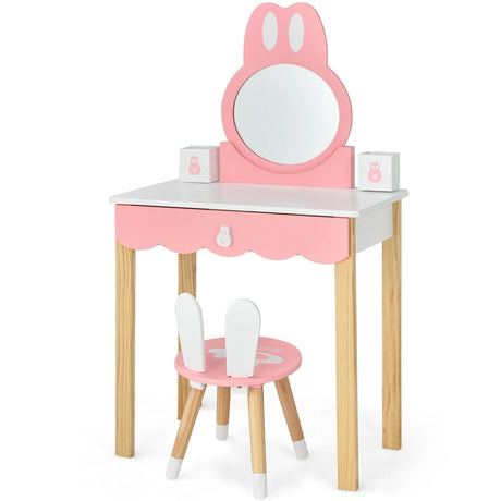 Makeup Vanity Dressing Table Set for Children