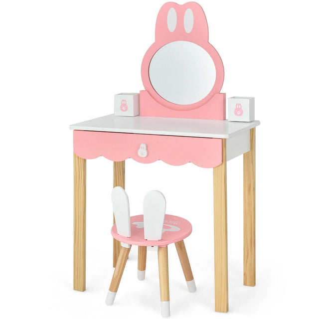 Makeup Vanity Dressing Table Set for Children