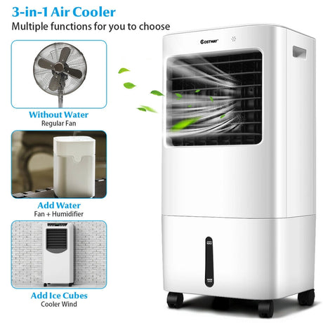 3 in 1 Evaporative Air Cooler/ Humidifier with Remote Control