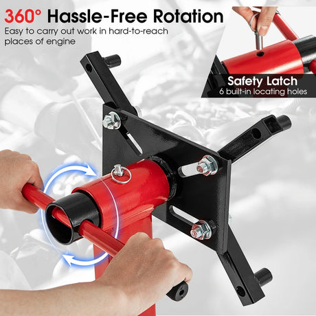 340 Kg/ 680 Kg Capacity Engine Stand with 360 Degree Rotating Head-340 Kg