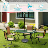 Umbrella Base Stand with Rust Free Resin for Backyard