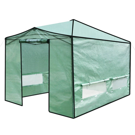 9 x 12 Feet Portable Folding Pop-up Greenhouse with Windows