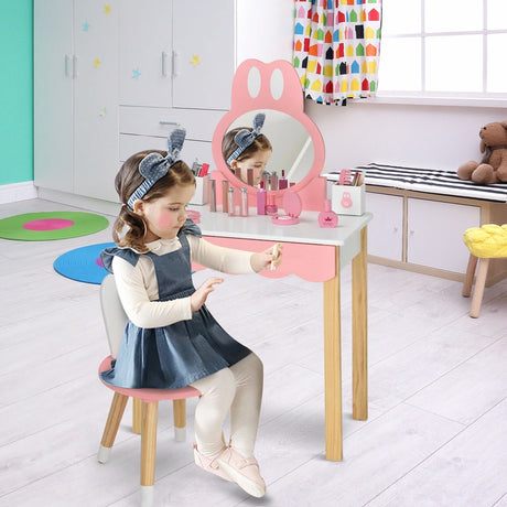 Makeup Vanity Dressing Table Set for Children