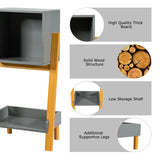 Nightstand End Table Side Table Freestanding Cabinet Utility Bookshelf