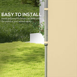 Outsunny Set of Two 3 x 3(m) Replacement Zipped Gazebo Walls - Beige