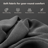 HOMCOM Velvet Dining Chairs Set of 2, Modern Armless Upholstered Kitchen Chairs with Metal Legs, Curved Back and Padded Seat, for Dining Room, Bedroom, Living Room, Grey