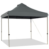 10' x 10' Portable Pop Up Canopy Event Party Tent Adjustable with Roller Bag-Gray