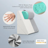 3 Piece Bed Wedge Pillow Set with Air Memory Foam