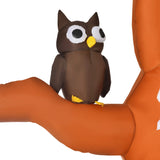 HOMCOM 2.7m Halloween Inflatable Dead Tree with Ghost, Pumpkin and Owl, Blow Up Decorations with Build-in LED Lights for Party Outdoor Garden Dcor