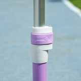 AIYAPLAY Kids 3 Wheel Scooter for 2-6 Years Old w/ Adjustable Height, LED Light, TPE Handlebar, Purple