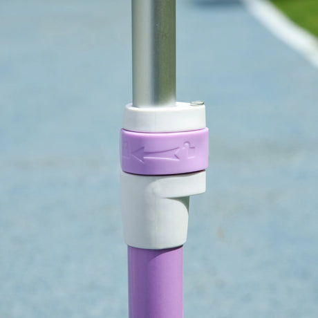 AIYAPLAY Kids 3 Wheel Scooter for 2-6 Years Old w/ Adjustable Height, LED Light, TPE Handlebar, Purple