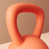 SPORTNOW 6KG Soft Kettlebell with Non-Slip Handle, for Home Gym, Weight Lifting, Strength Training, Orange/Grey