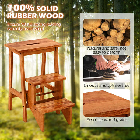 hebin 24" STEP STOOL,Product size :41*56*61CM,Carton size:70*38.5*18CM,GW:8KGS,NW:6KGS,The Max load bearin