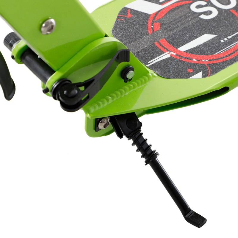 HOMCOM Kick Scooter, Folding 2 Wheel Scooter for 14+ Teens Adults, with Dual Brake System, Dual Suspension, 230mm Big Wheels, 3 Adjustable Handlebar, up to 100KG, Green