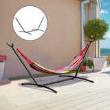 Outsunny 2.86m Universal Hammock Stand Metal Frame Garden Camping Picnic Outdoor Patio Replacement  Stand Only