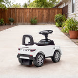 AIYAPLAY Land Rover Licensed Toddler Ride on Car with Horn, Engine Sounds, Under-Seat Storage, for 18-36 Months, White