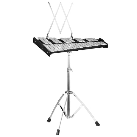 30 Notes Percussion with Practice Pad Mallets Sticks Stand