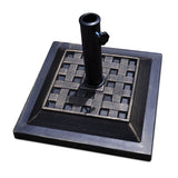 Patio Market Umbrella Base with Adjustable Screw Mechanism for Garden