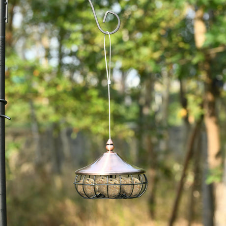 Hanging Suet Fat Ball Feeder for Wild Birds