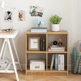 4-Cube Bookcase Storage Organizer with 2 Anti-Tipping Kits for Office-Natural