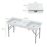4 Pack Metal Folding Chairs with Plastic Seat and Back-White