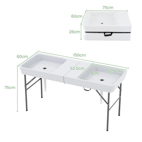 4 Pack Metal Folding Chairs with Plastic Seat and Back-White