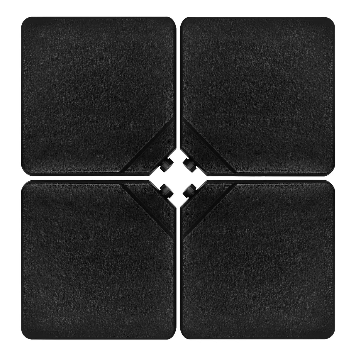 4 Pieces 13L Cantilever Offset Patio Umbrella Base with Easy-Fill Spouts