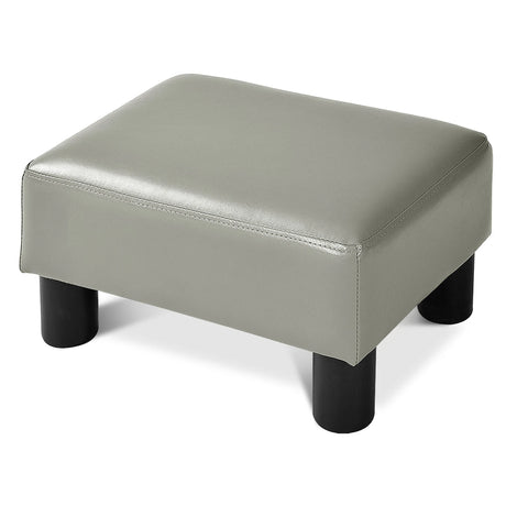 Footstool, stool, footstool, footstool, footrest, footrest, 40 x 30 x 24 cm, grey