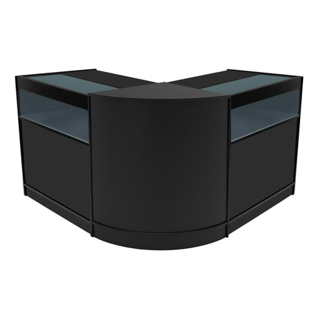 Iris LED Shop Counter Set CM60 & 2 x B900 - Black