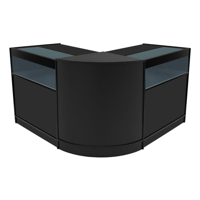 Iris LED Shop Counter Set CM60 & 2 x B900 - Black